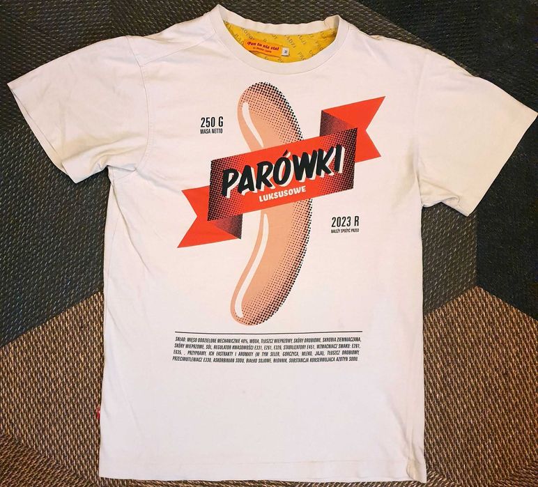 Pan Tu Nie Stał PTNS Parówki Luksusowe M koszulka PRL Bareja retro