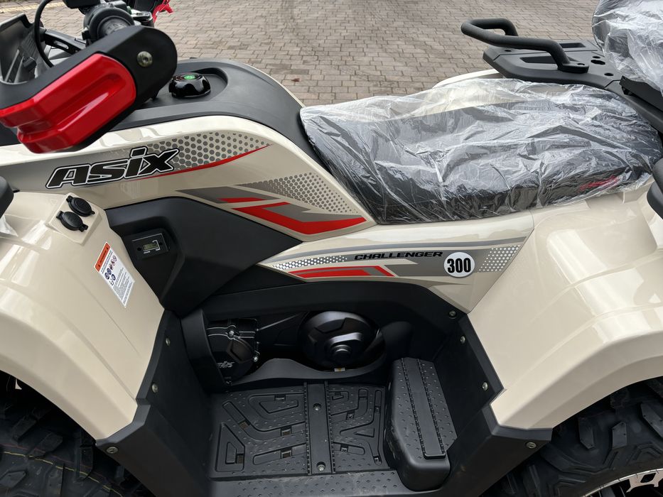 Hit Quad Asix CHALLENGER 300/Homologacja+pług+kufer/transport/Raty !!!