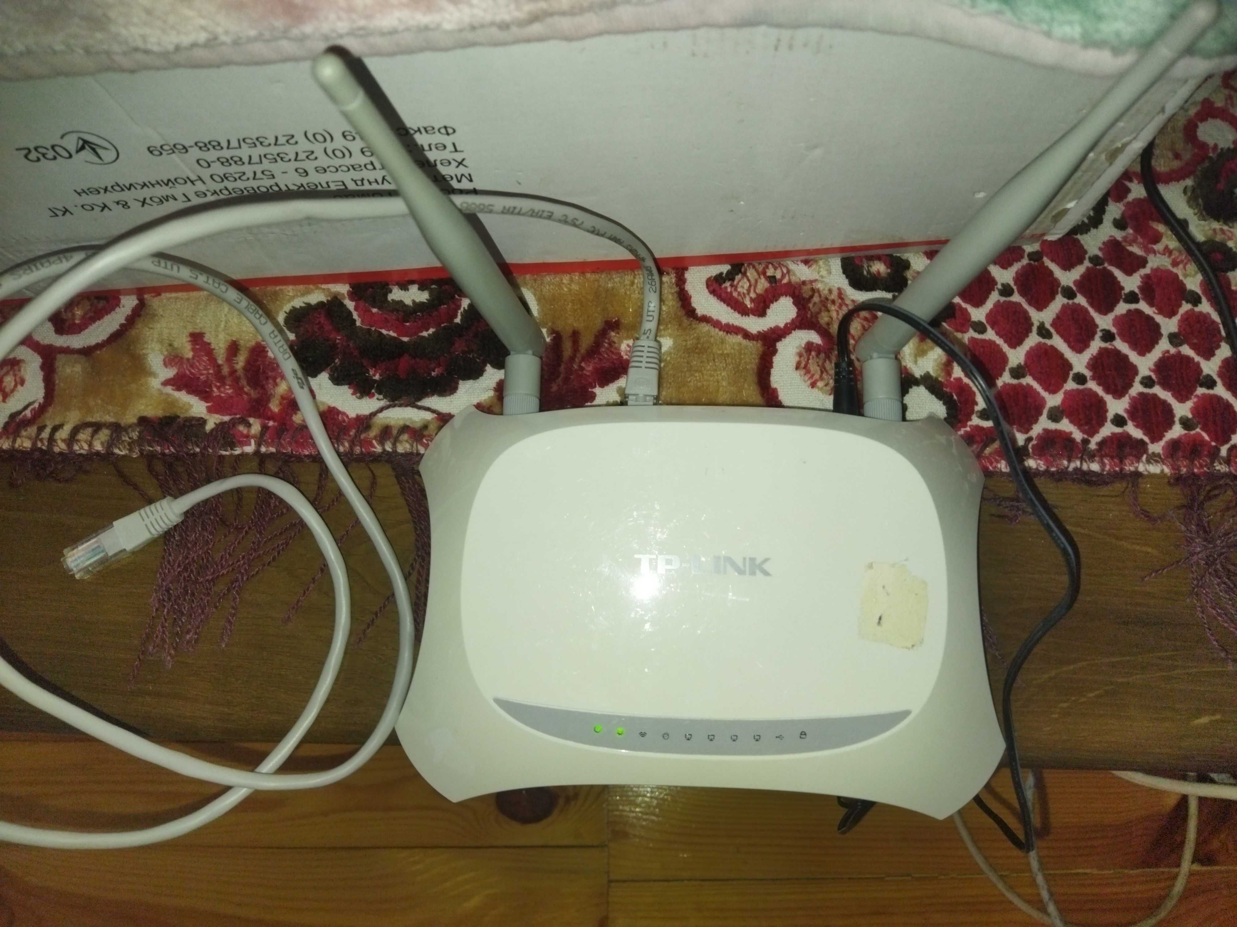 Маршрутизатор роутер  інтернет WiFi4 TP-Link TL-MR3420 2-х антенний
