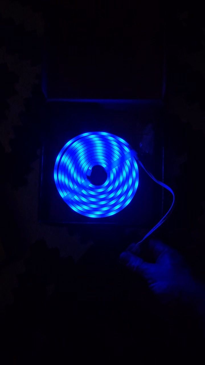 Neon LED 3 metry Rgbic USB pilot aplikacja