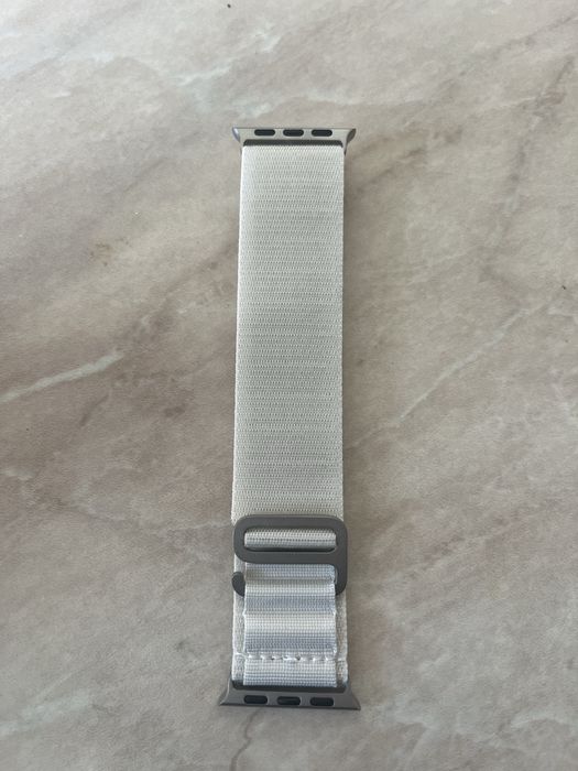 Нейлоновий ремінець для Apple Watch (білий колір)