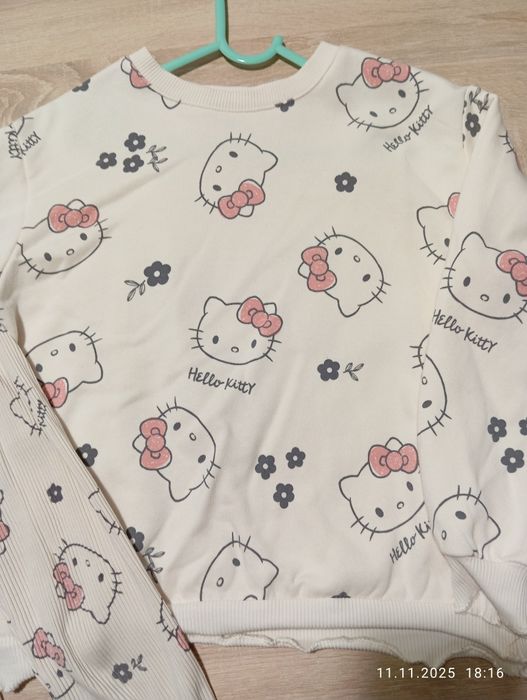 Bluza i legginsy Hello Kitty H&M roz 122/128