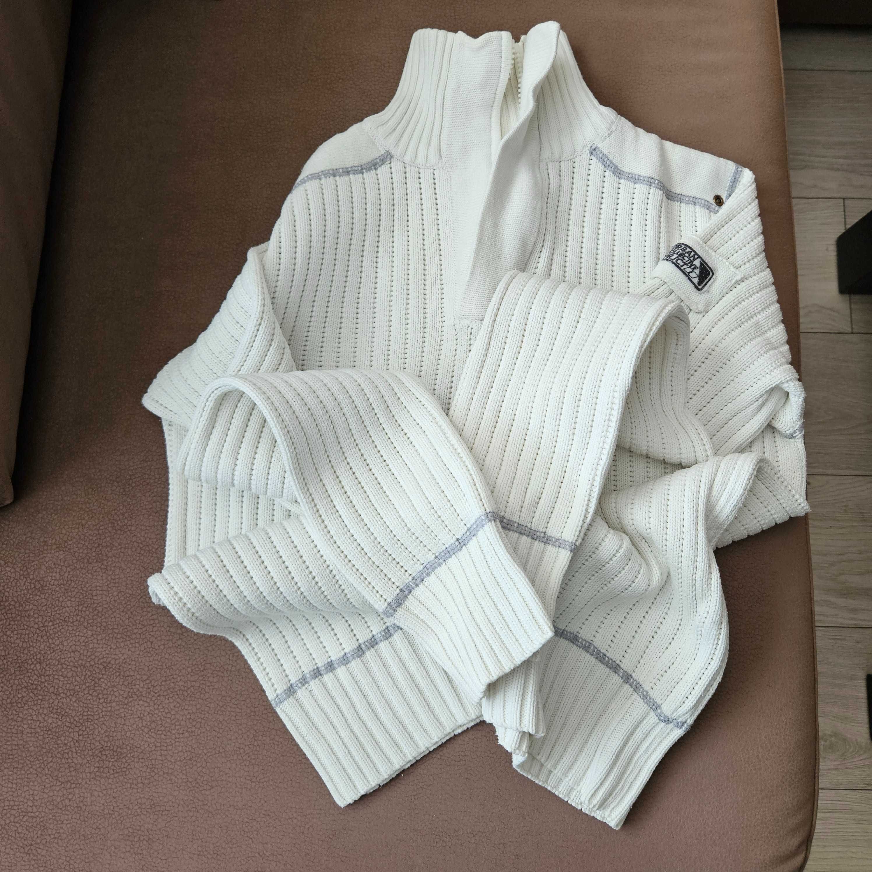 Golf biały chłopięcy "No Excess"