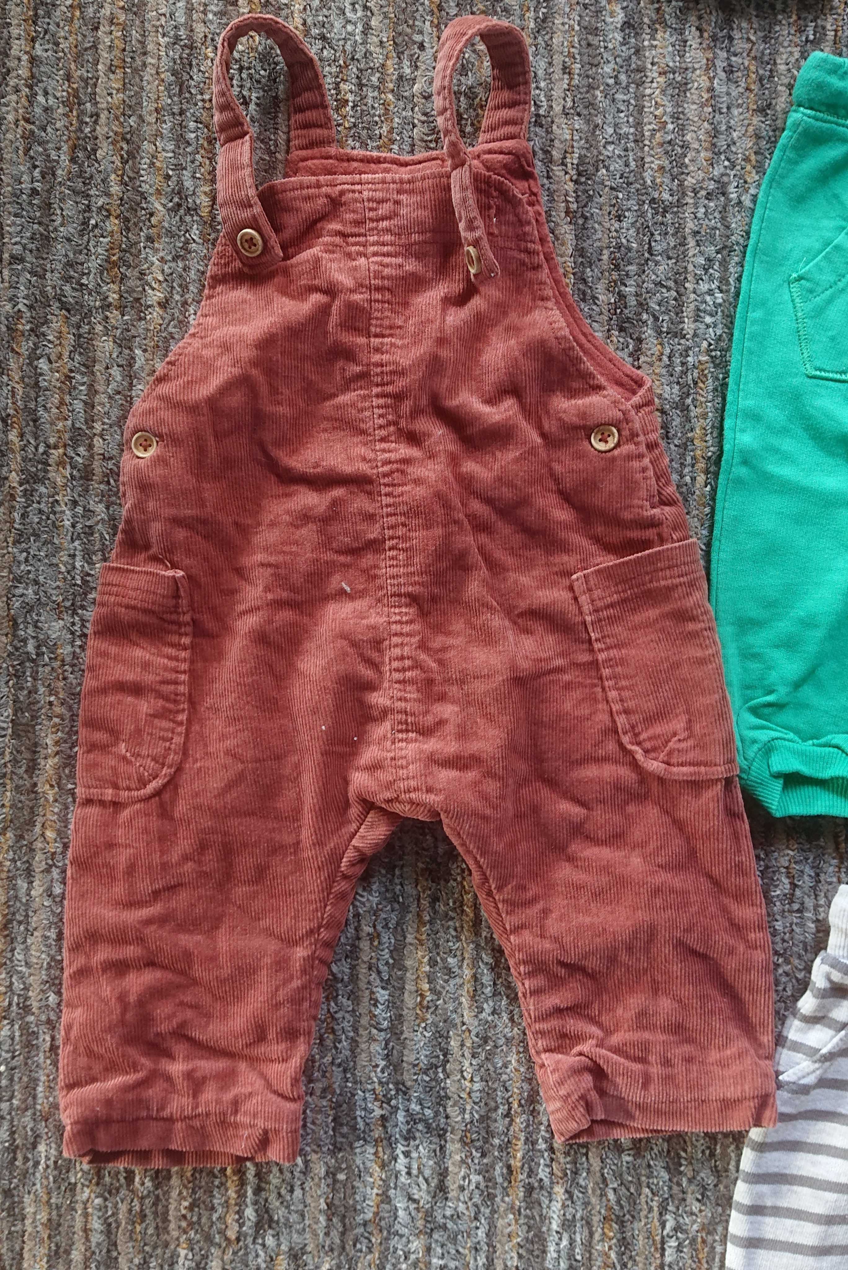 7 x spodnie Zara, H&M, George, CoolClub, Pepco / r. 62/68 / dżinsy