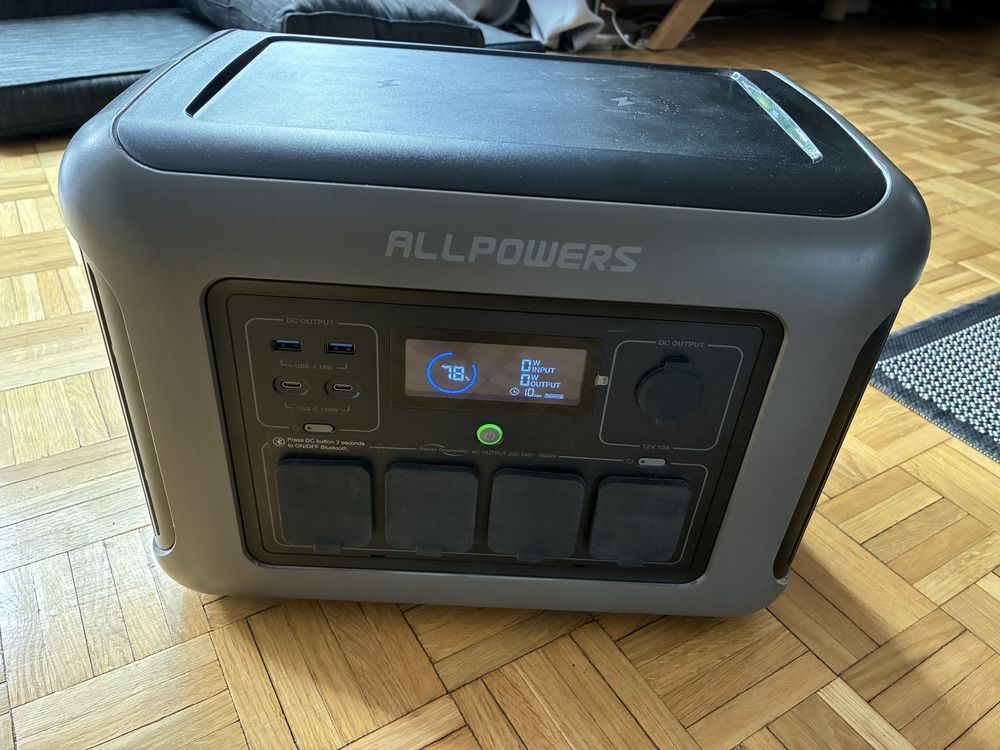 Stacja ładowania AllPowers R1500 LifePO4 1152Wh