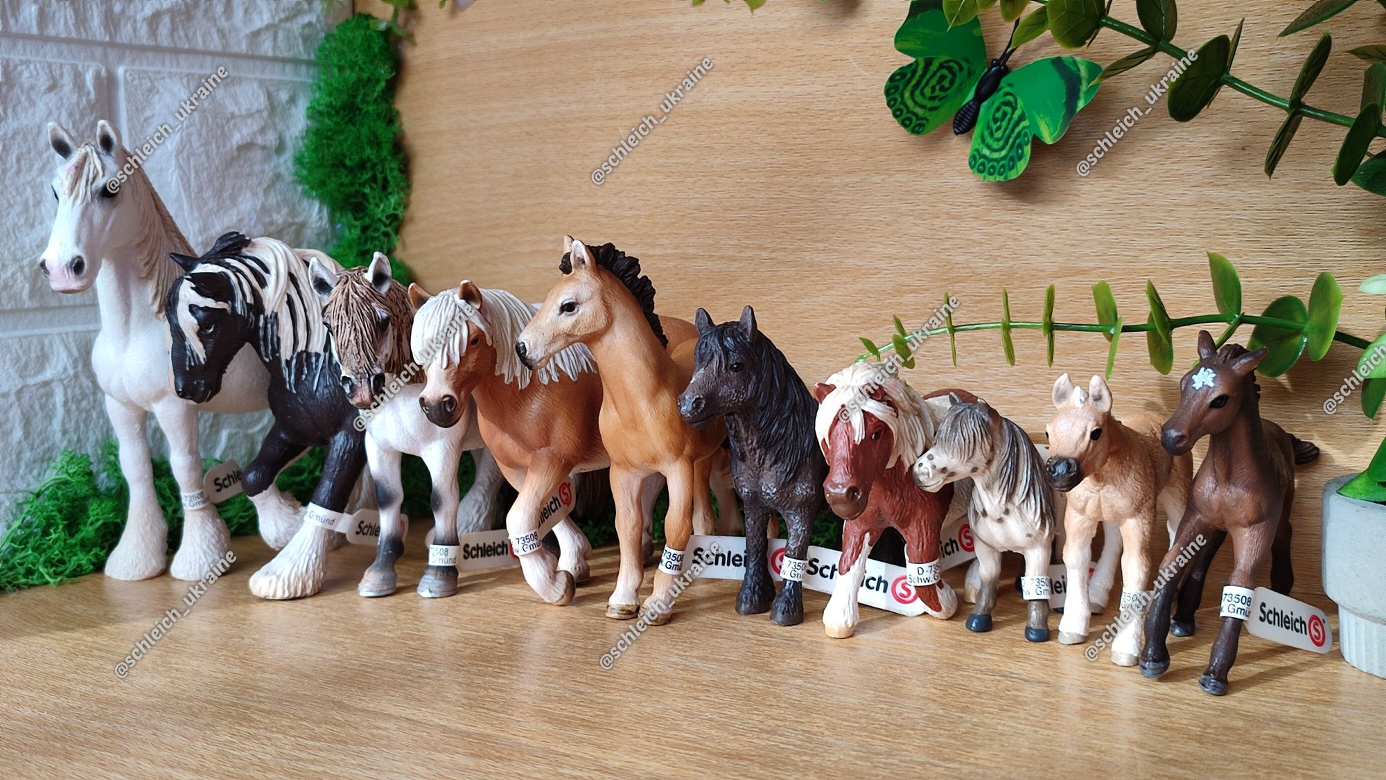 раритетні коні з бірками, Schleich / шляйх