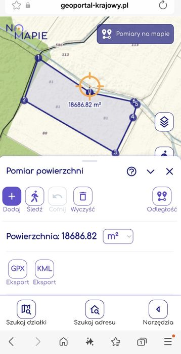 Sprzedam działkę rolno / rekreacyjna