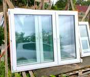 Okno PCV szer. 184x143 wys. dwuszybowe 177/143