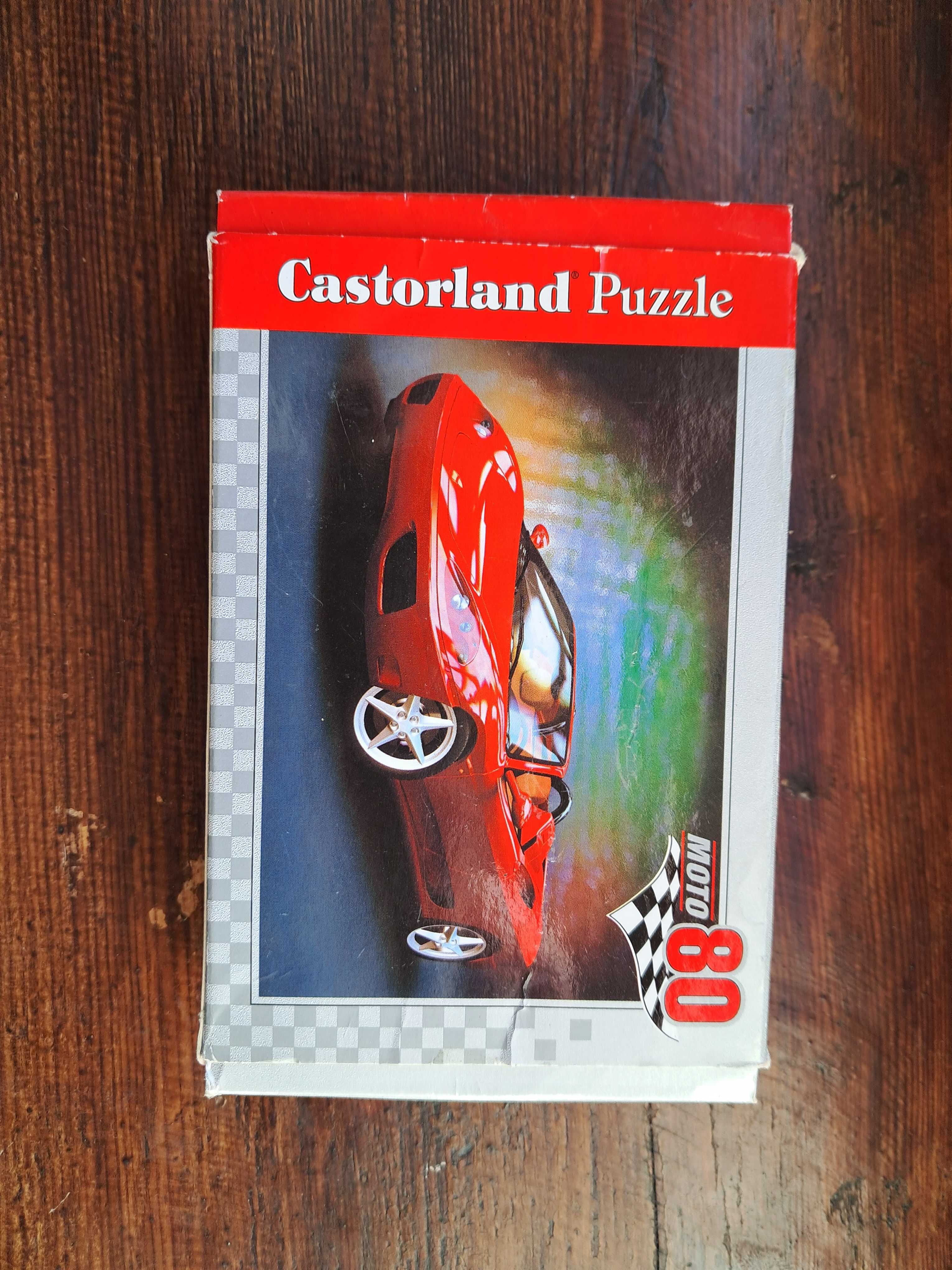 Puzzle z samochodem