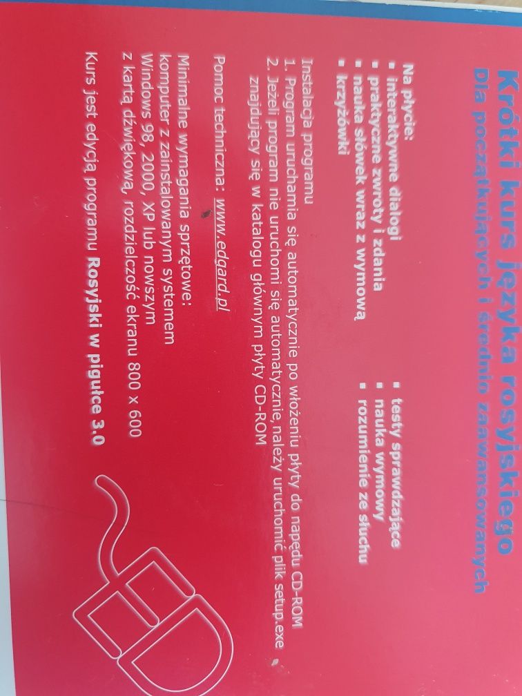 Kurs języka rosyjskiego CD ROM
