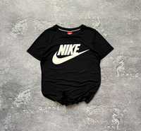 Nike XS найк чорна футболка майка поло спортивна swoosh