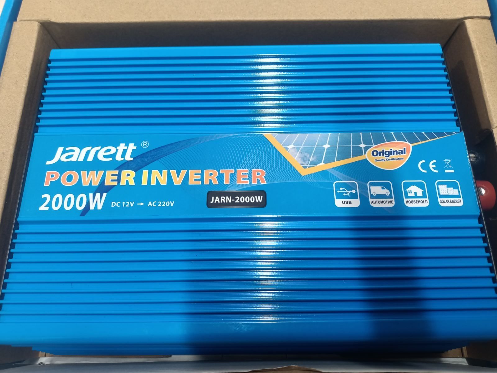 Инвертор автомобильный Jarrett 2000w DC 12v AS 220v
