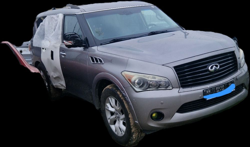 Przod maska , lampy , chlodnice , zderzak infiniti qx 56 qx80 kompletn