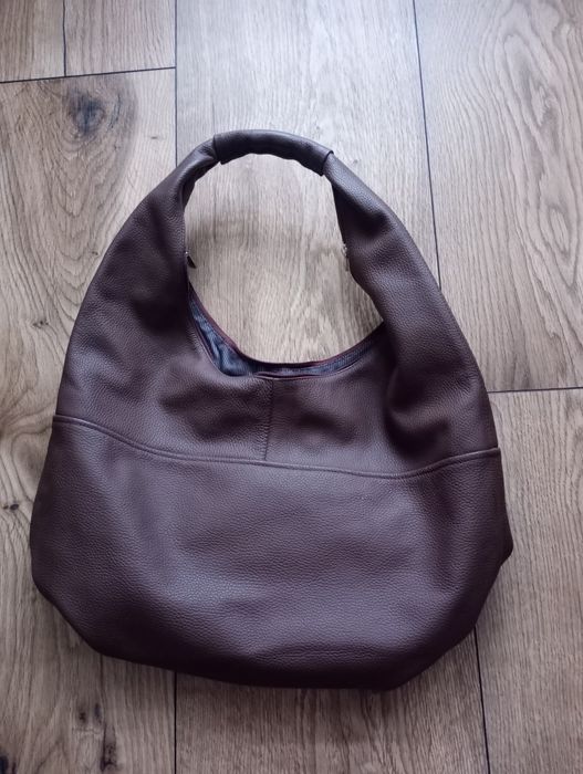 Damska, duża torebka skórzana