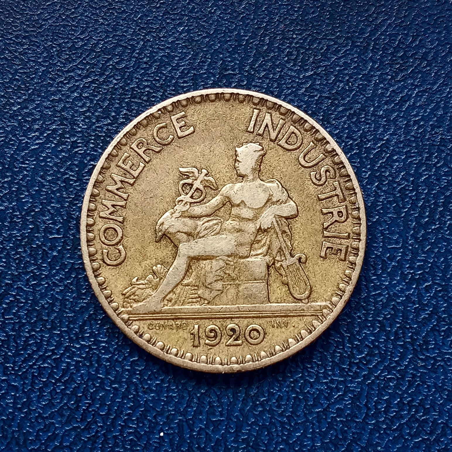 Франція 2 Франк 1920р. RARe! Див.опис..