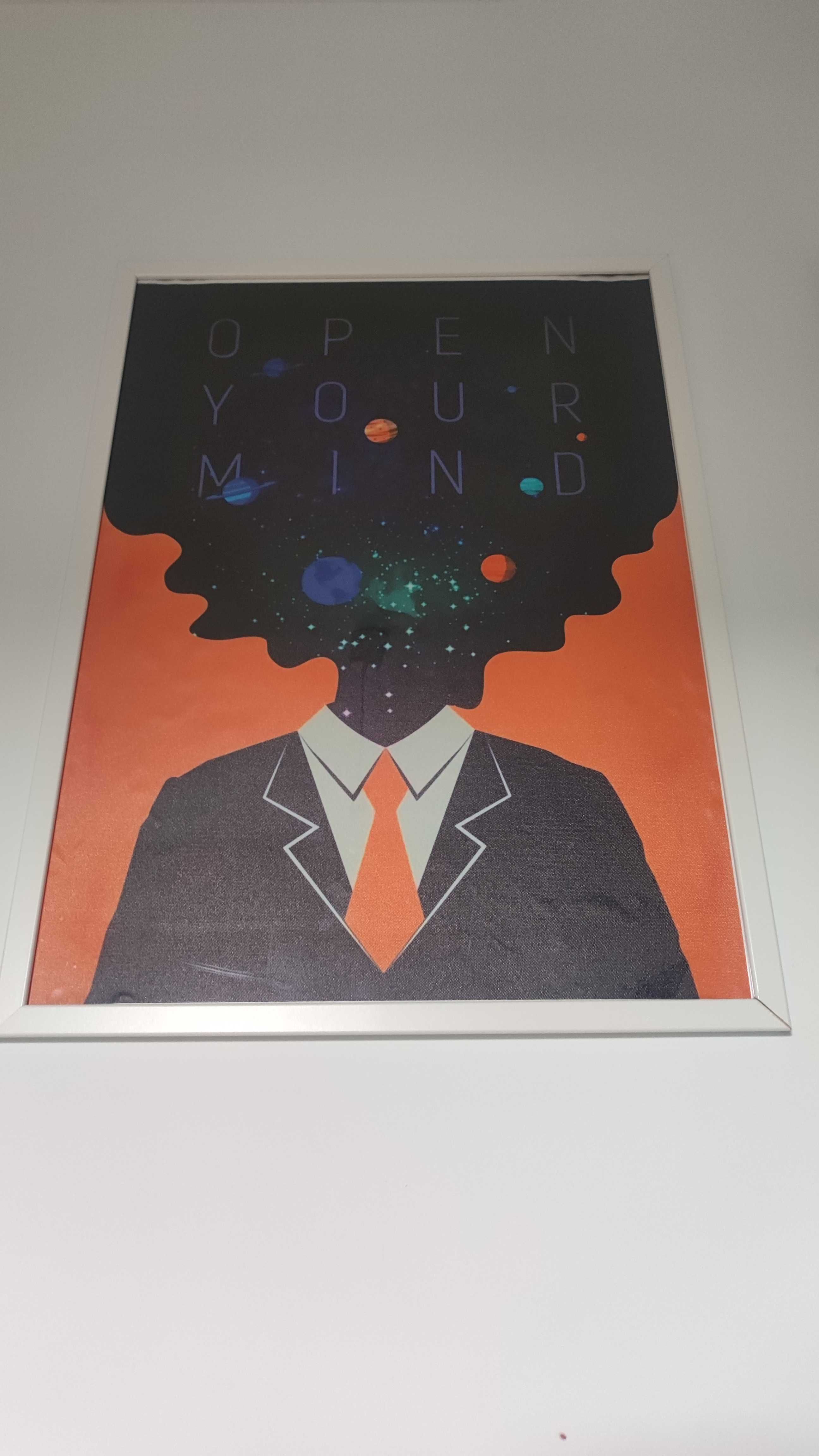 Plakat " Open your mind" 70x50cm