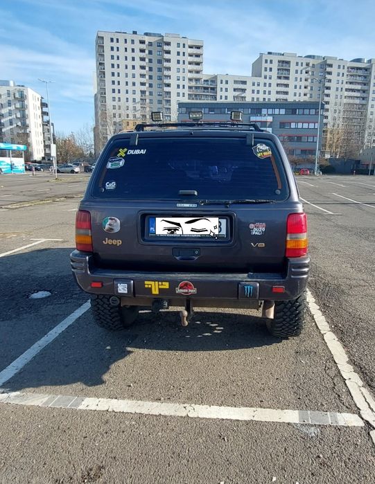 Jeep Grand Cherokee ZJ ZG V8 5.2 off road lift wyciągarka snorkel LED