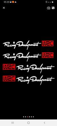 Naklejka na klamki WRC RACING