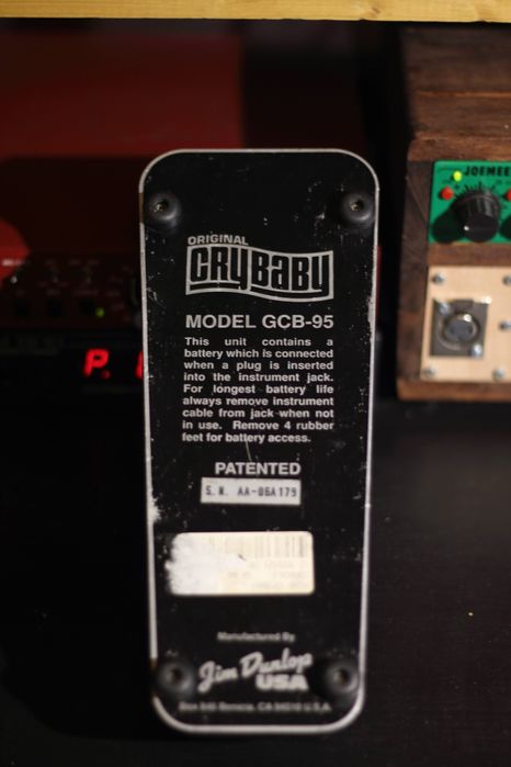 Pedal Jim Dunlop Cry Baby GCB-95 Silver label anos 90