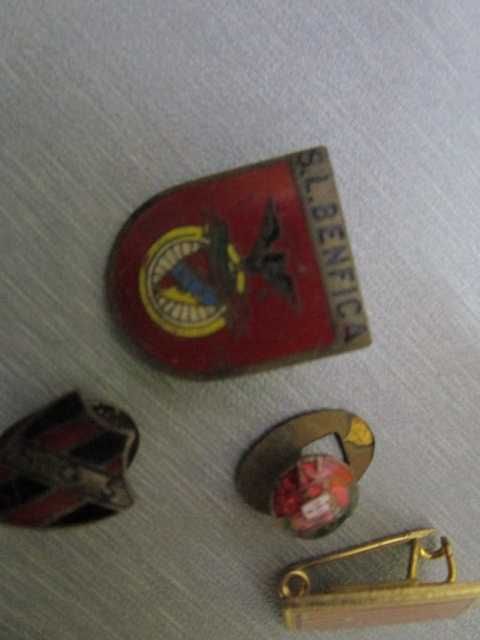 4 pins antigos vintage Benfica Fiat Portugal