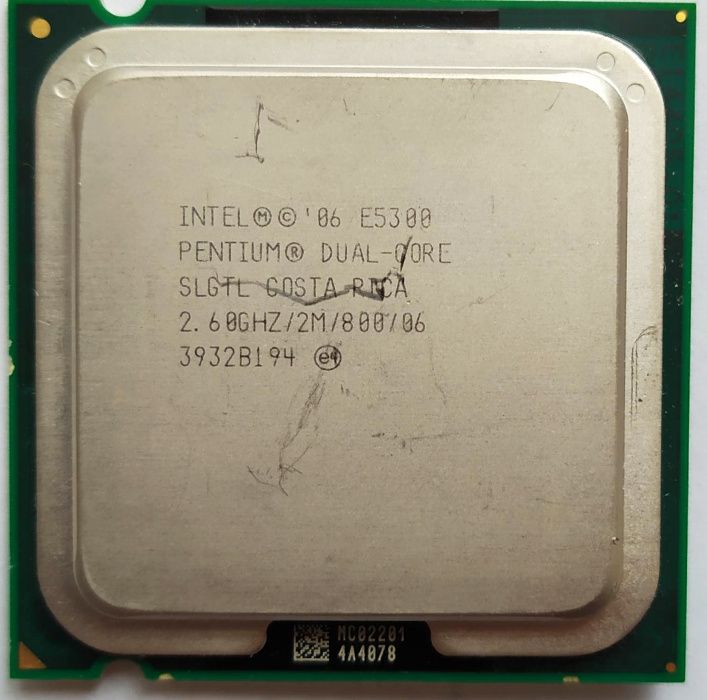 Процессор Intel Pentium E5300 Dual Core 2.6GHz/2M/800 SLGTL Costa Rica