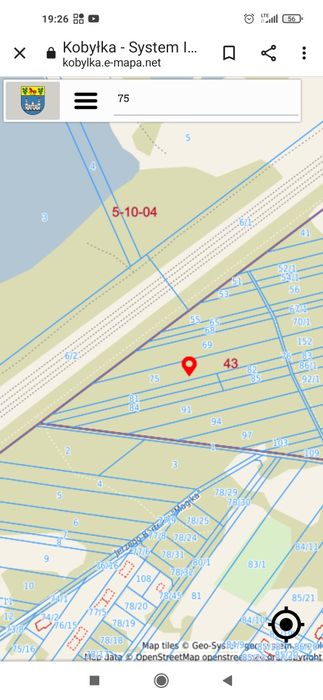 Działka Kobyłka przy torach