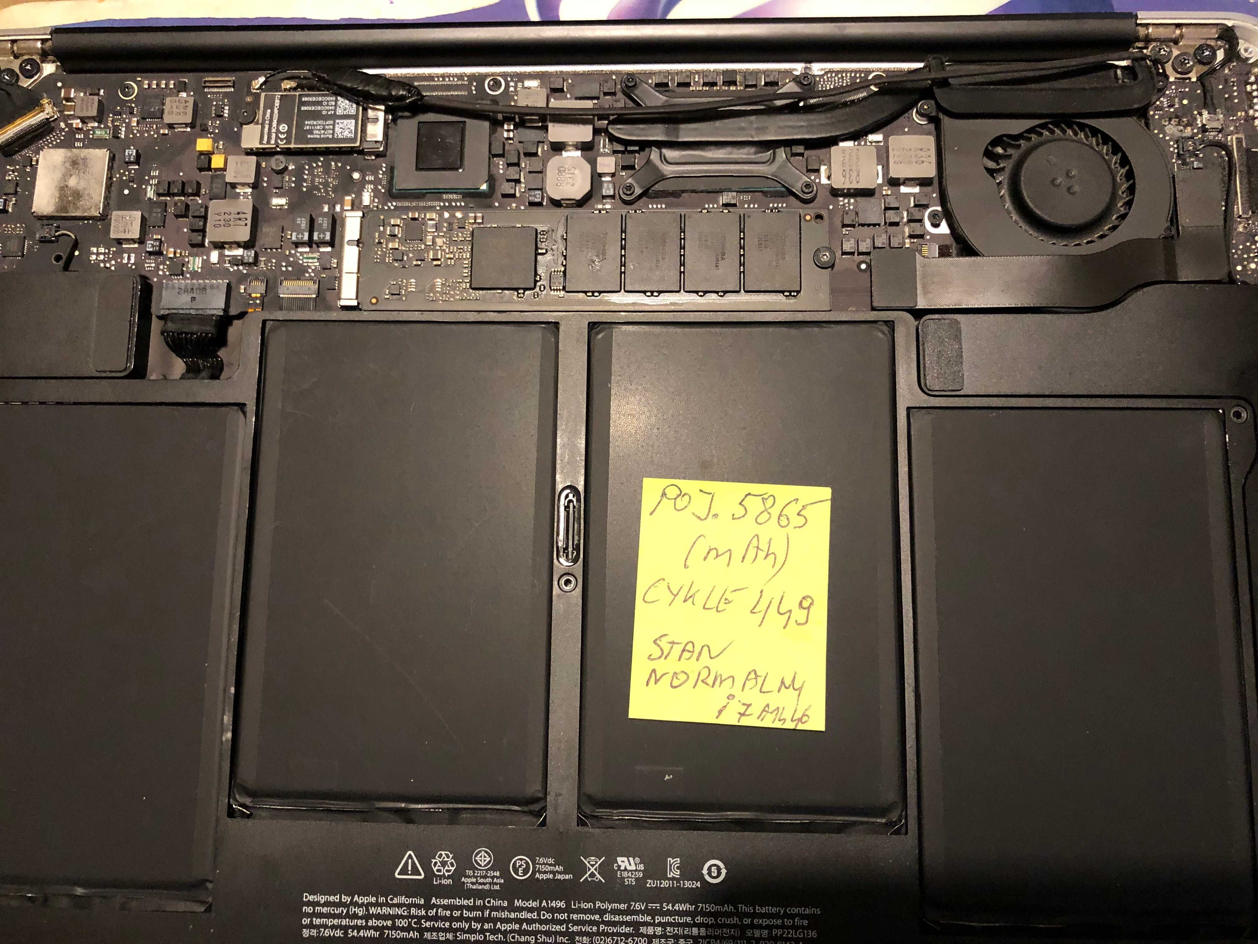 Apple MacBook Air A1466 "13,3" i5 2012 4GB/64GB SSD zasilacz