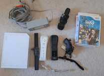 Conjunto Nintendo (consola,comandos,jogos)