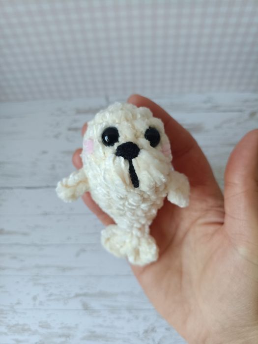 Maskotka Foka, zawieszka Foka, Brelok Foczka, Zabawka Pluszowa Foczka