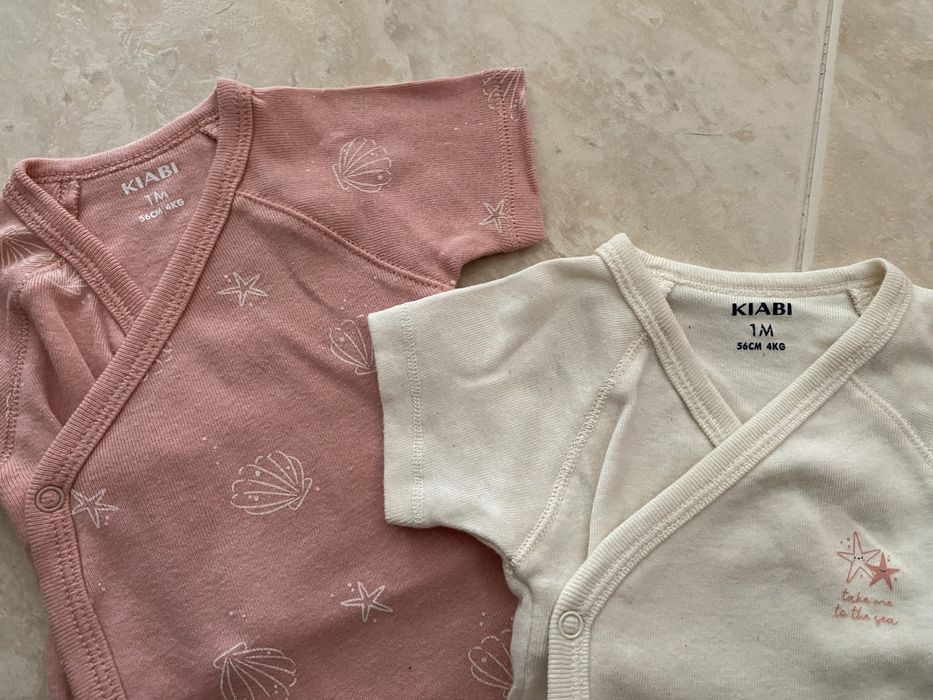 Conjunto de 3 bodies manga curta 1M