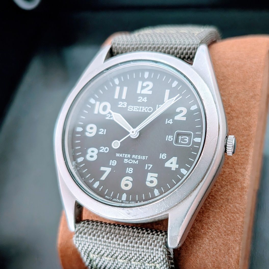 Raro Seiko Militar 7N42-8070