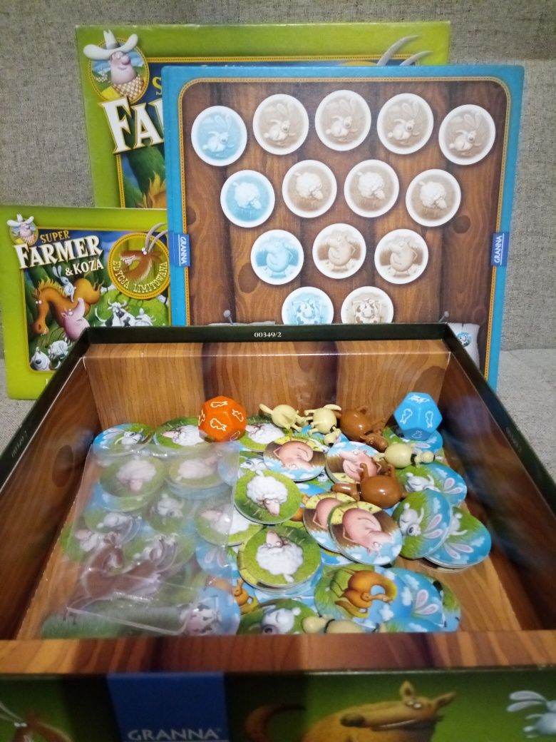gra planszowa Super Farmer Limitowana edycja-koza