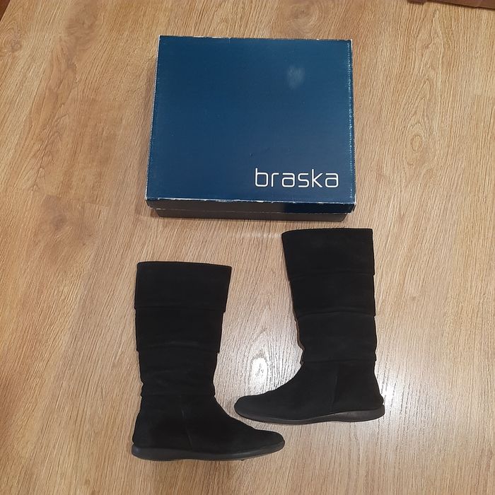 Чобітки натуральна замша BRASKA р31