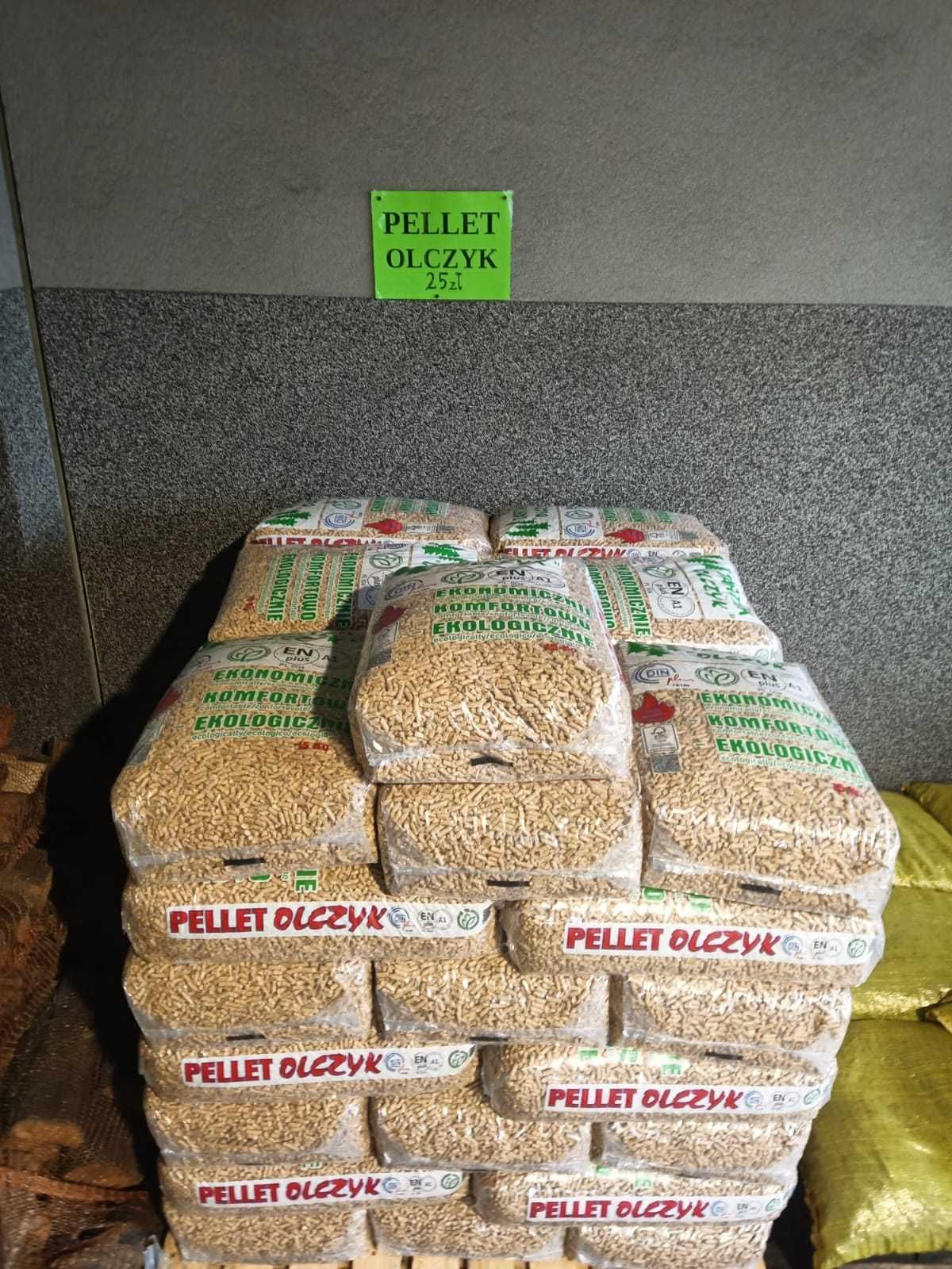 Pellet drzewny OLCZYK i SOLID - szybka dostawa do domu