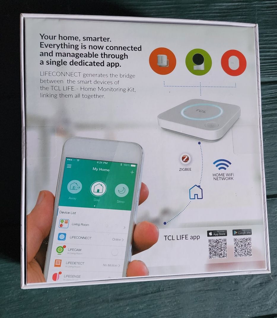 Tcl Life Home Monitoring Kit, новый запакованный набор, описание