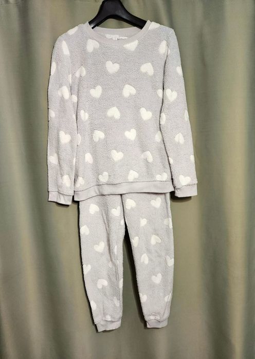 Piżama w serca komplet, love to lounge, r. XS