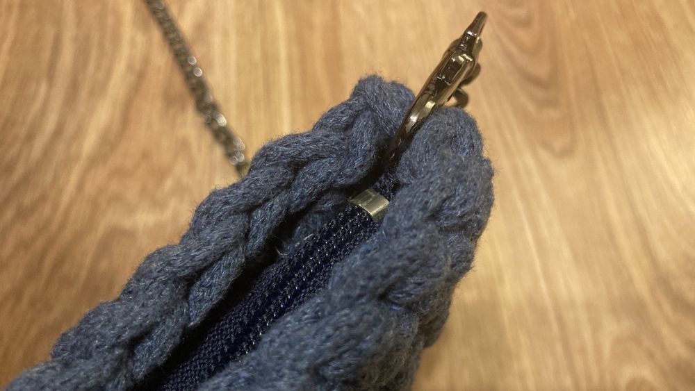 Torebka damska kopertówka ręcznie robiona ze sznura. Idealny prezent!