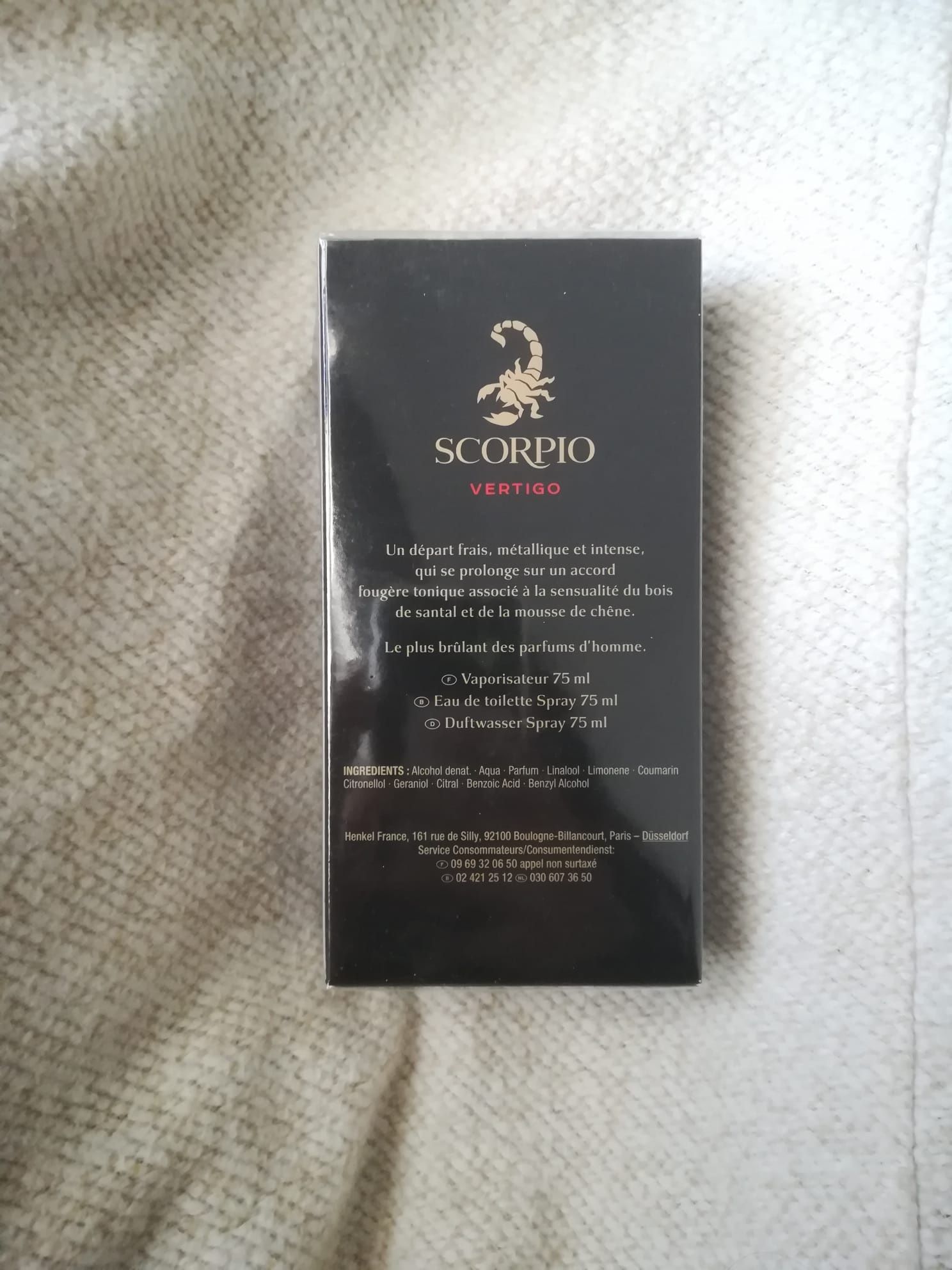 Perfume Scorpio Vertigo 75ml