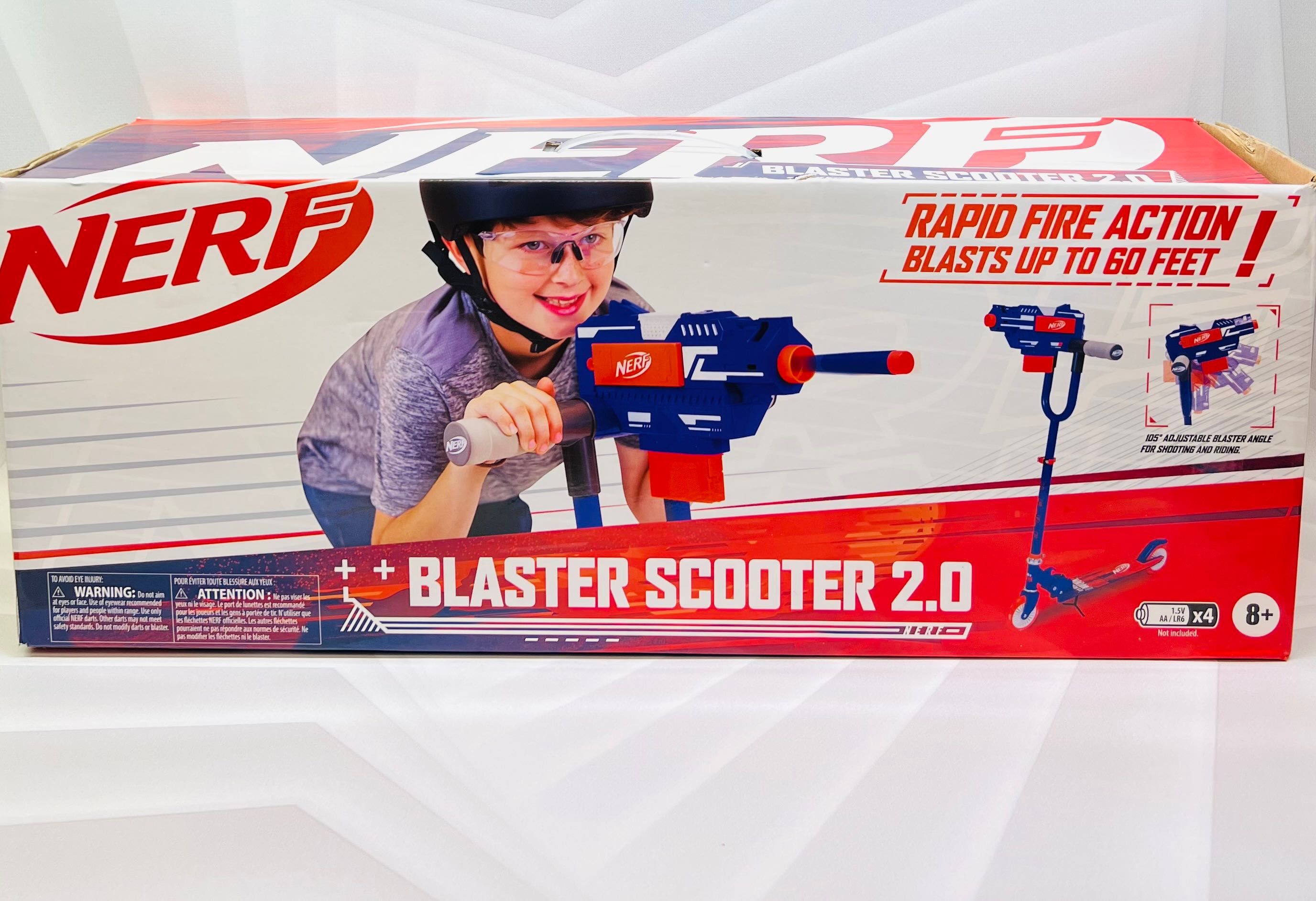 Самокат та бластер Nerf Blaster Scooter for Kids