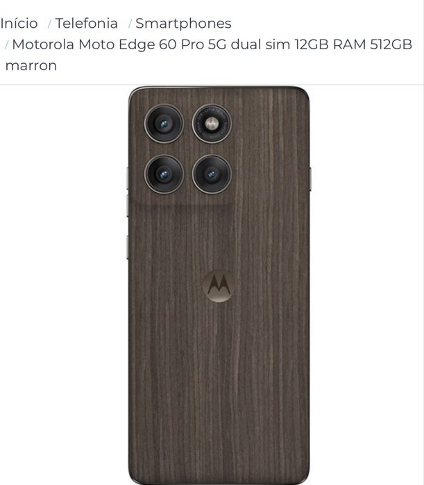 Moto Edge 60 Pro 5G 512GB/12GB Novo