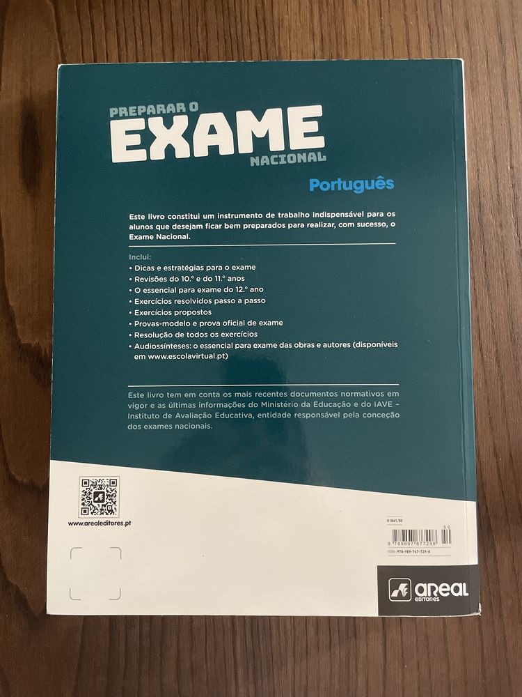 Livro de preparação para exame final de Português