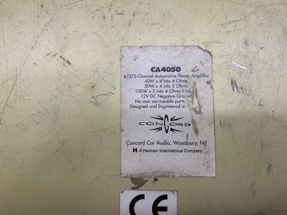Wzmacniacz samochodowy CONCORD Harman International CA4050 Mosfet 400W