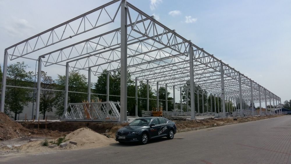 Hala stalowa magazyn 50 x 100 x 9m 5000m2