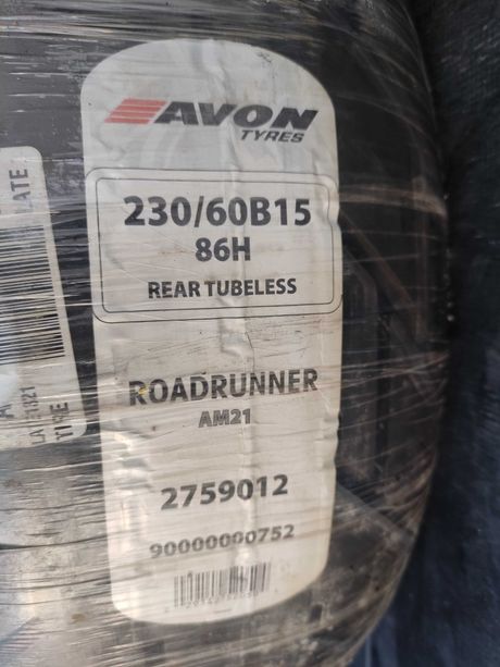 Opona motor tył Avon 230/60 B15 86H roadrunner