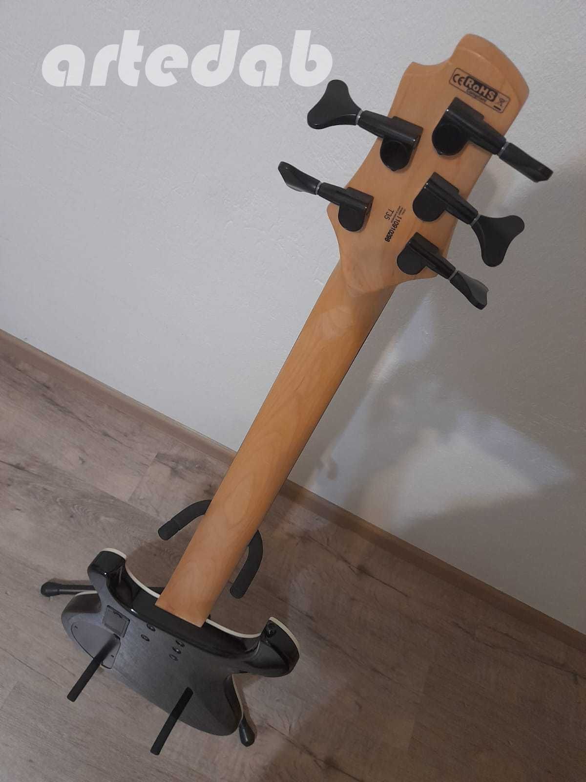 Cort T35 gitara basowa V aktywna fretless 5 strun WYSYŁKA