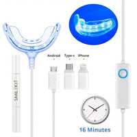 clareador de dentres clareamento dentario dental whitening teeth led