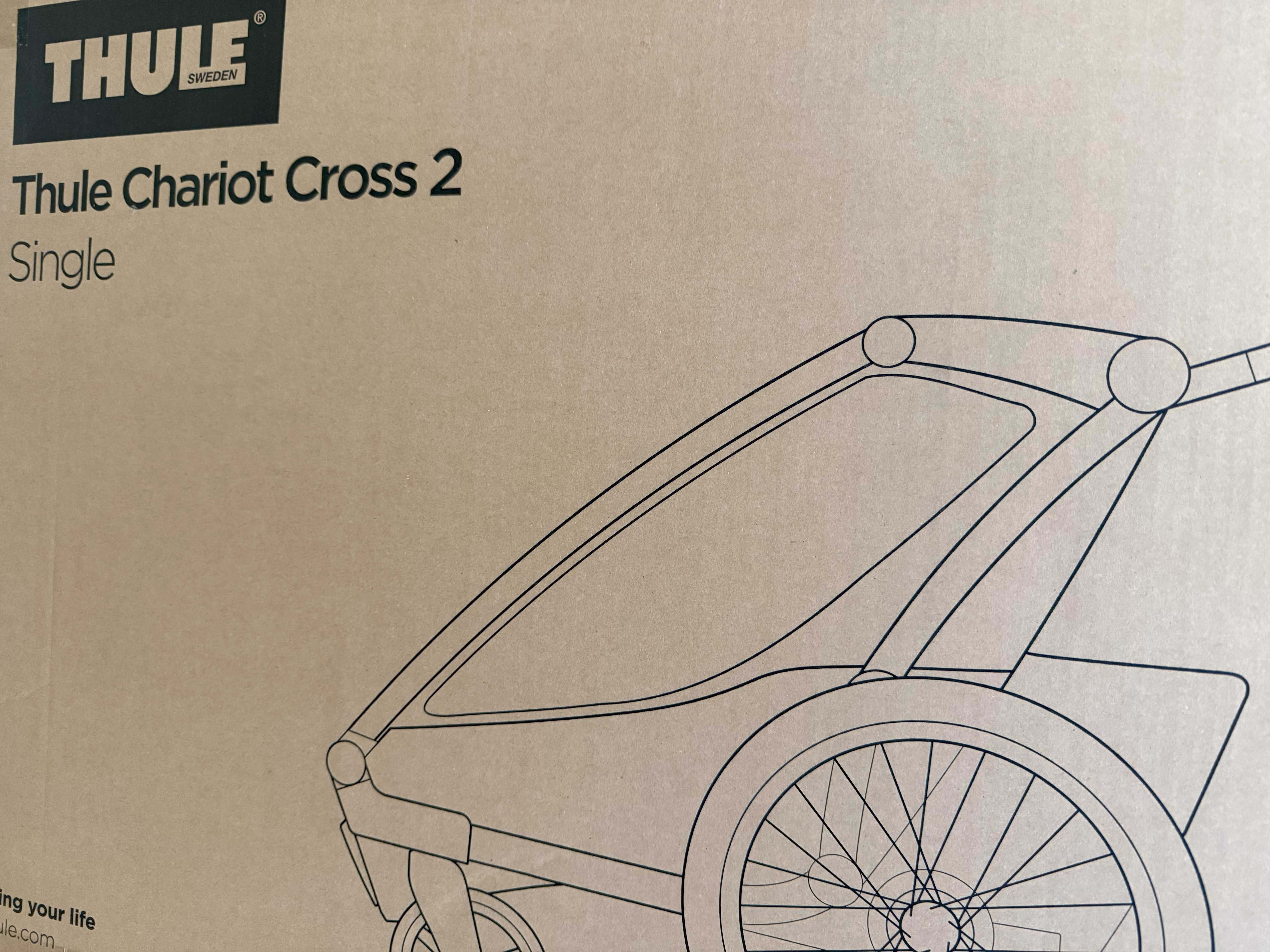 NOWOŚĆ Przyczepka Thule Chariot Cross 2 Single Dark Slate OKAZJA