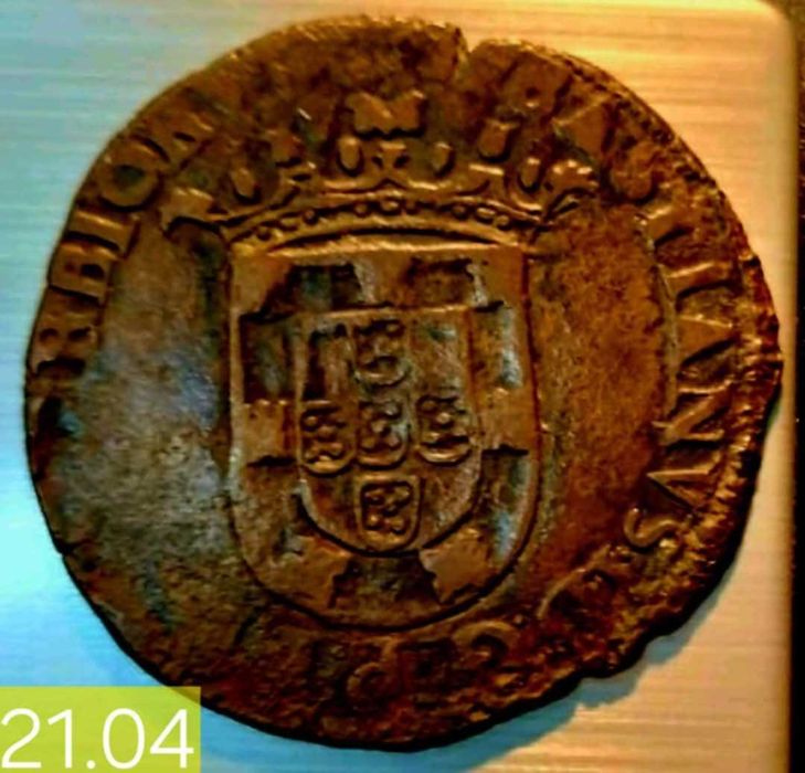 Moeda de V Reais D Sebastião