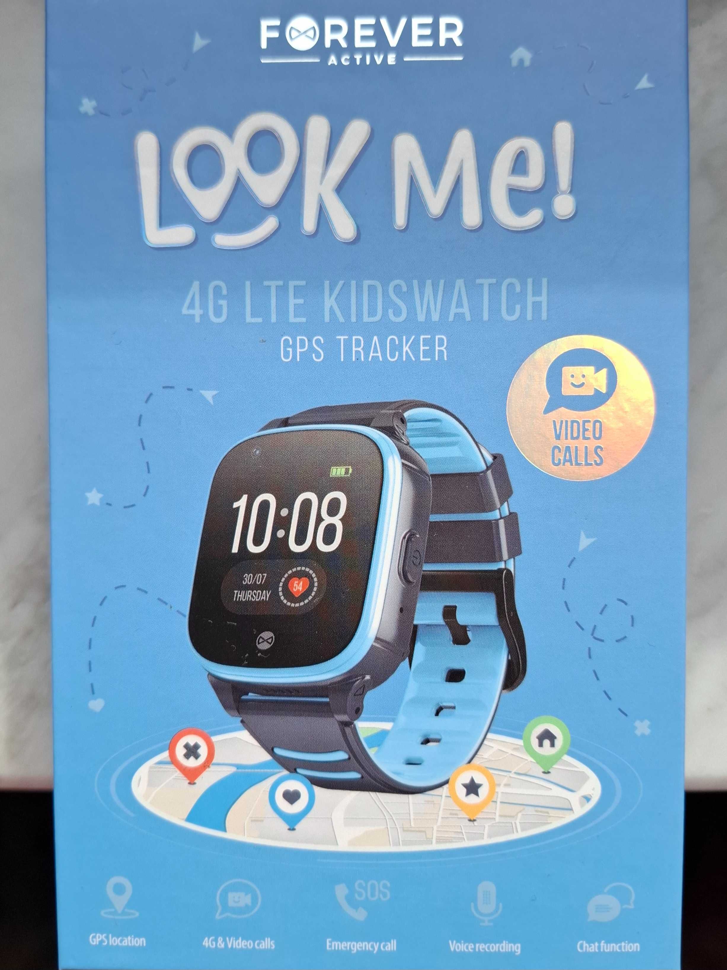 Zegarek Forever KW-500 LTE Smartwatch dla dzieci z GPS i telefonem