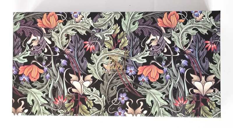 Pudełko ozdobne na prezent dekoracyjne z pokrywką box Kwiaty karton